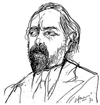 Oliverio Girondo Dibujo de Alonso / fuente: http://www.elortiba.org/